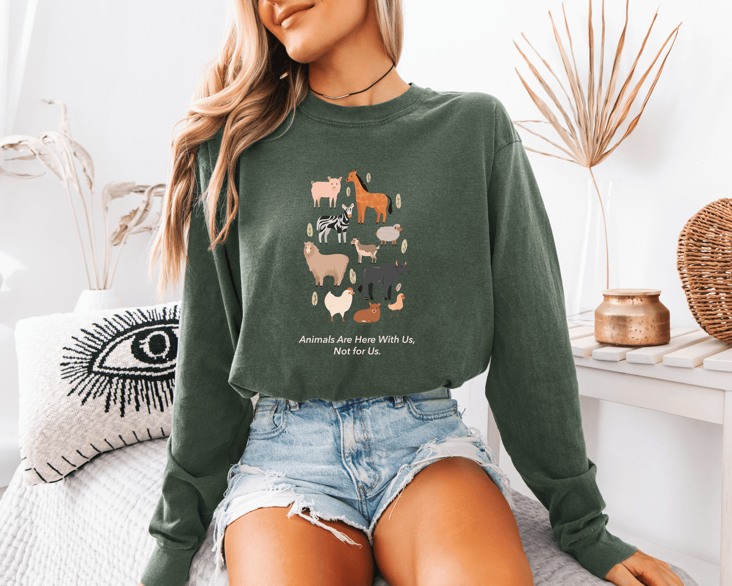 "With Us, Not For Us" Ethical Long Sleeve