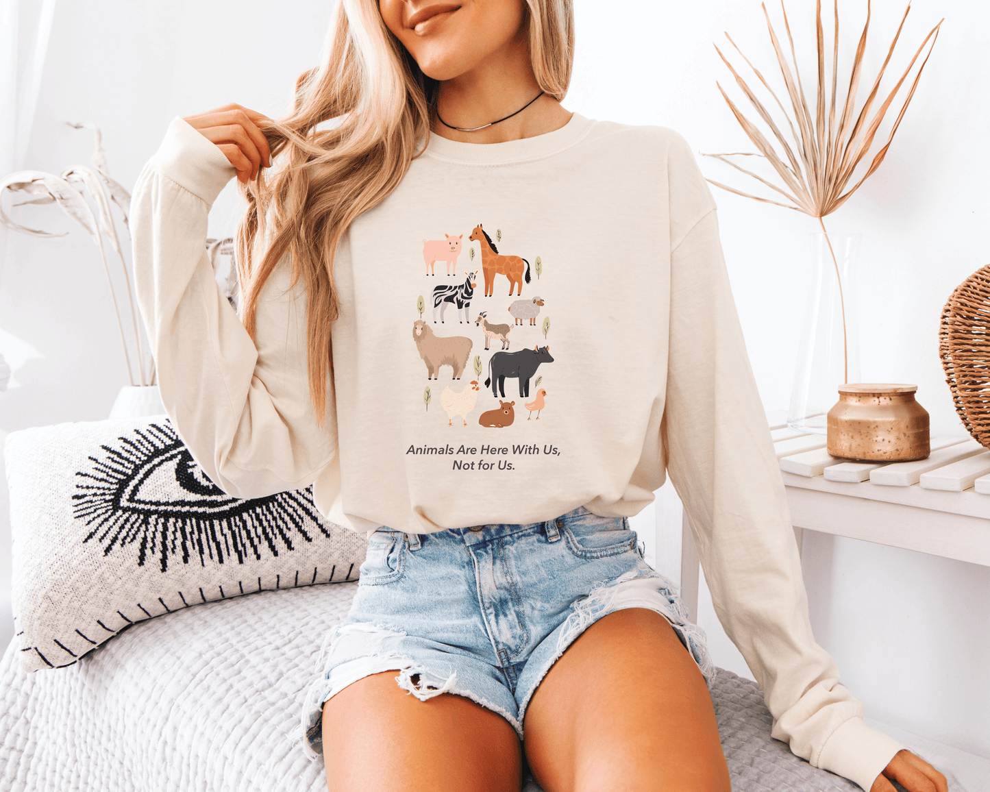 "With Us, Not For Us" Ethical Long Sleeve