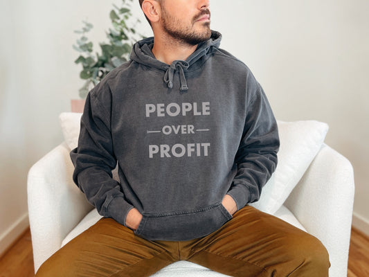 People Over Profit Hoodie